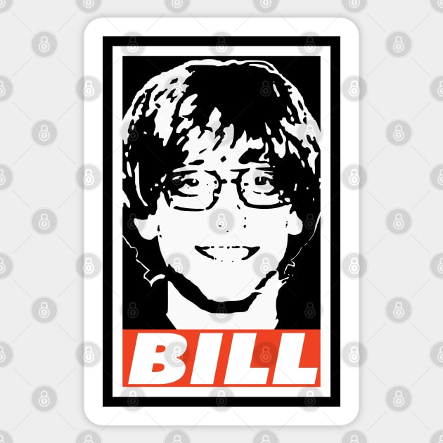 BILL Sticker by Nerd_art